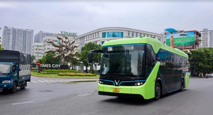 Hà Nội có thêm tuyến buýt điện E04 từ ngày 1/9/2022