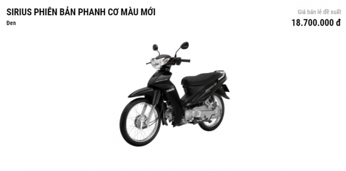 Yamaha Sirius 2022 ra mắt với diện mạo lột xác, điều chỉnh giá bán khiến Honda Wave Alpha 'e ngại'