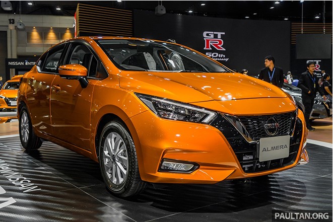 Nissan Sunny 2020, màu cam