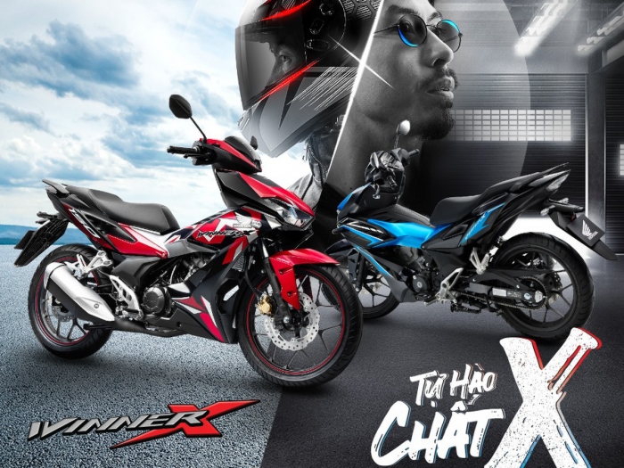 Honda Winner X tem màu mới giảm giá