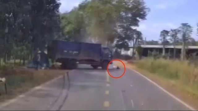 tai-xe-xe-tai-nghi-can-qua-nguoi-di-bo-2-lan-o-dong-nai-camera-tiet-lo-soc