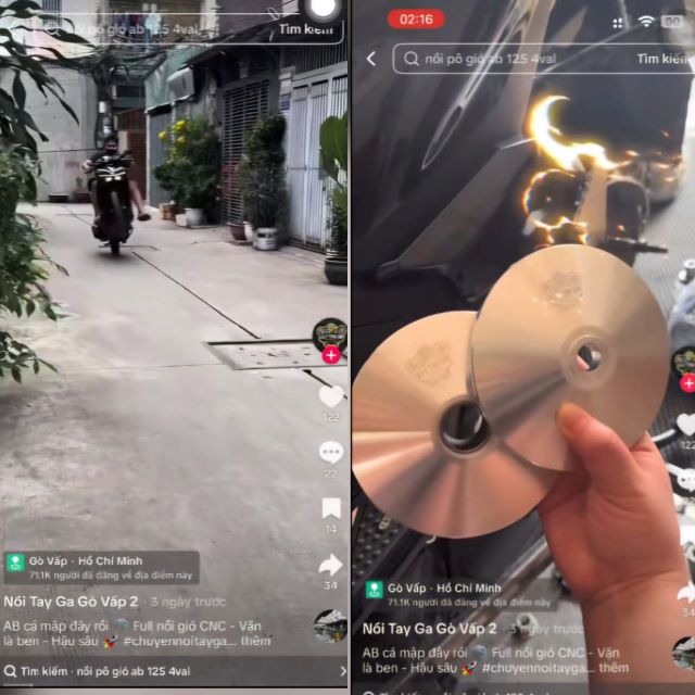 thanh-nien-boc-dau-xe-may-quang-cao-tiem-sua-xe