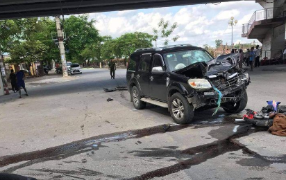 Nam Định: Kinh hoàng SUV 7 chỗ tông trực diện xe máy, cặp vợ chồng tử vong tại chỗ ảnh 3