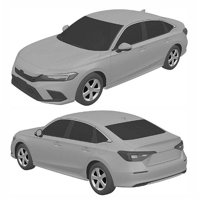 Honda Civic lộ thêm ảnh thiết kế: ‘Ăn đứt’ Mazda3, Toyota Corolla Altis, ngoại hình ‘đẹp như mơ’ ảnh 2