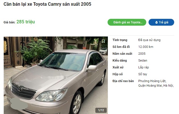 Toyota Camry siêu rẻ chỉ còn 285 triệu: Giá thấp hơn cả Kia Morning, thiết kế 'sang, xịn, mịn' ảnh 1