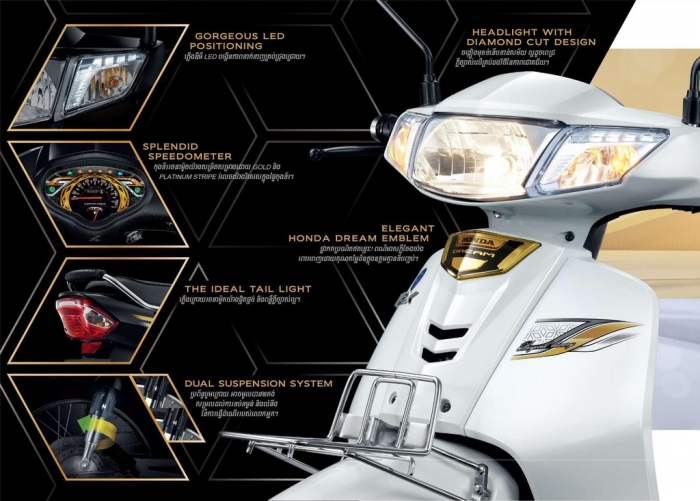 Chi tiết huyền thoại Honda Dream 2021 vừa ra mắt: Động cơ cực ngon ‘vượt mặt’ cả đàn em Wave Alpha ảnh 3