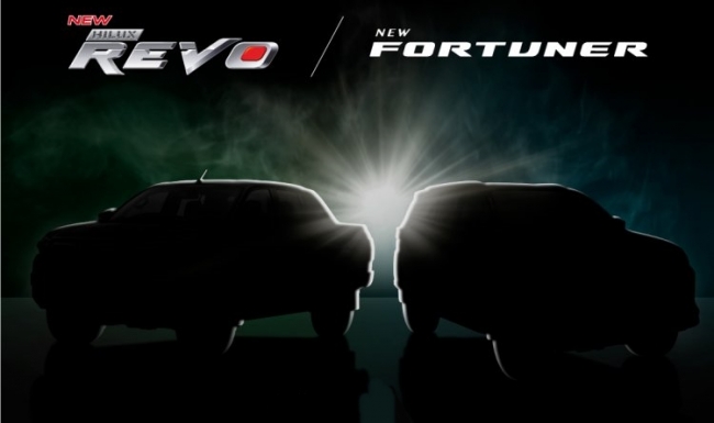 Toyota Fortuner 2020 tung hình ảnh nhá hàng đầu tiên, đính kèm theo cả Toyota Hilux nâng cấp