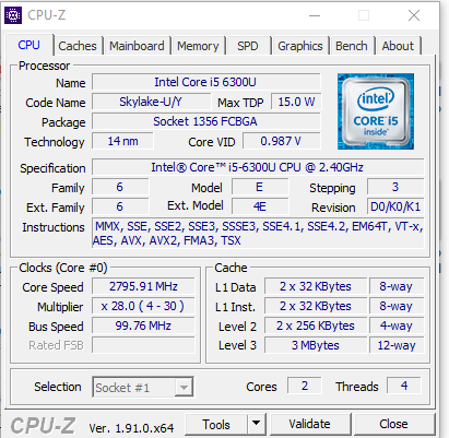 Kiểm tra cấu hình máy bằng CPU-Z chi tiết nhất