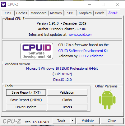 Kiểm tra cấu hình máy bằng CPU-Z chi tiết nhất
