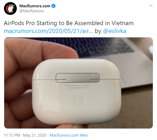  Cong-dong-mang-vui-mung-khi-xuat-hien-hinh-anh-tai-nghe-AirPods-Pro-lap-rap-tai-viet-nam