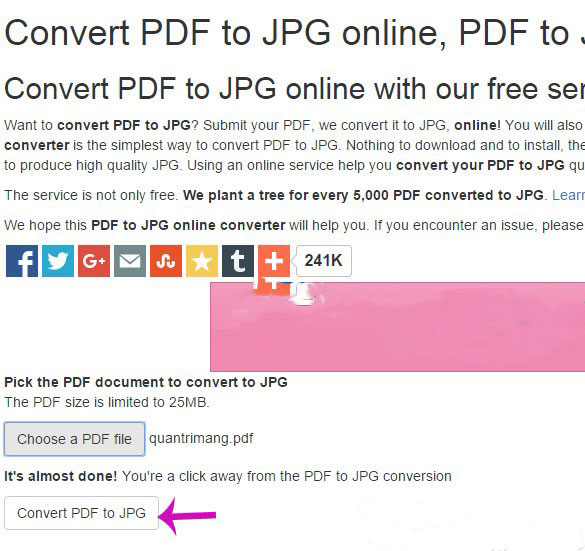 Những trang web chuyển đổi PDF sang file ảnh thông dụng nhất hiện nay