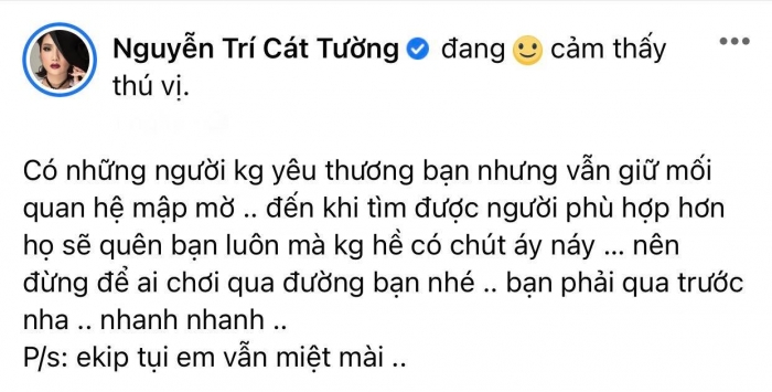 mc-cat-tuong-xuat-hien-xinh-dep-o-tuoi-44-len-tieng-chia-se-ve-viec-choi-qua-duong-gay-xon-xao