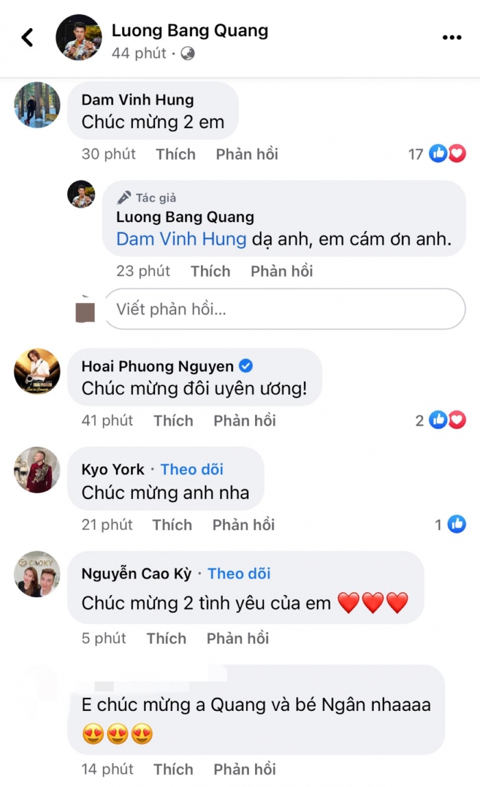 Luong-bang-quang-ngan-98-chinh-thuc-ve-chung-mot-nha-dam-vinh-hung-cung-dan-sao-gui-loi-chuc-mung