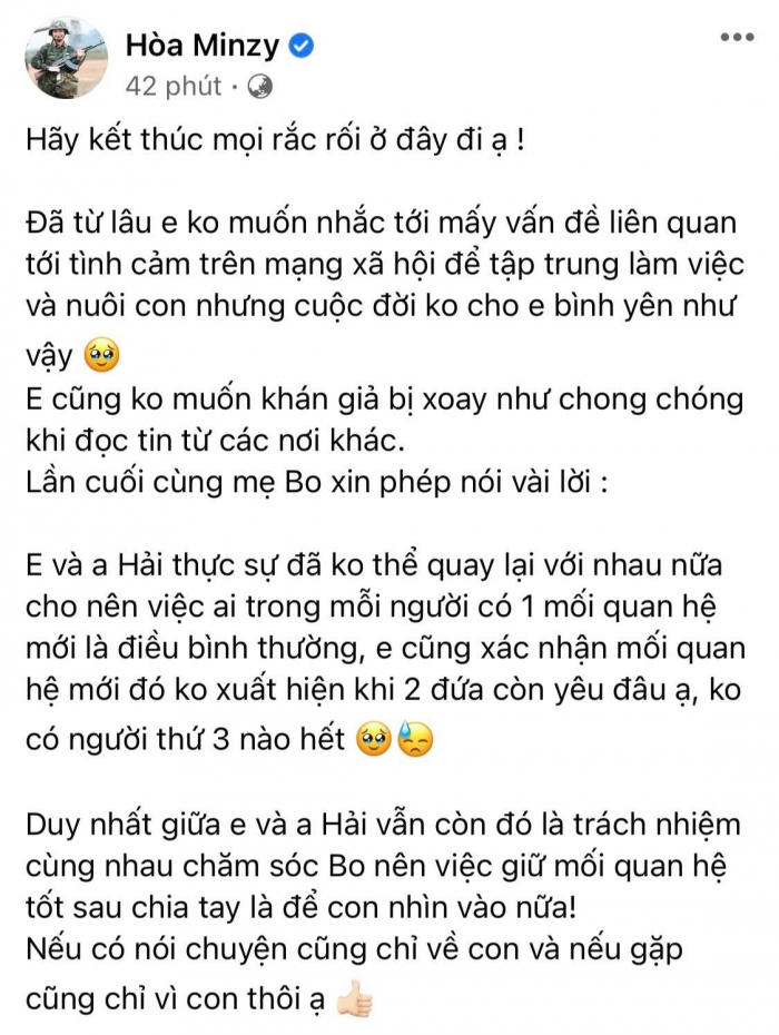 Hoa-minzy-chinh-thuc-len-tieng-noi-ro-noi-tinh-viec-chia-tay-ban-trai-vi-co-nguoi-thu-3-xen-vao