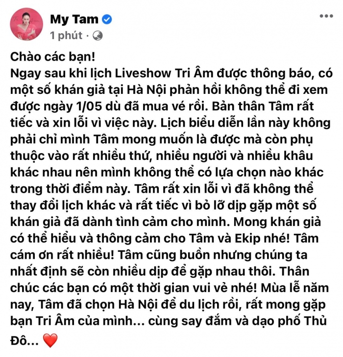 My-tam-viet-tam-thu-sau-khi-bi-cdm-phan-doi-ve-lich-to-chuc-liveshow-ki-niem-20-nam-ca-hat-2