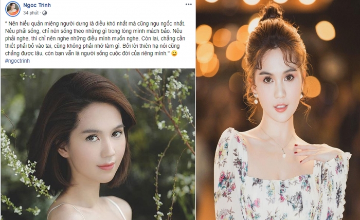 Ngọc Trinh bất ngờ đăng đàn facebook với tâm trạng gay gắt khiến dân mạng xôn xao