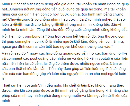 Sau khi bị Công Vinh 'bạo hành', Thủy Tiên lao đao giữa đại dịch khi tài khoản chỉ còn 364 nghìn