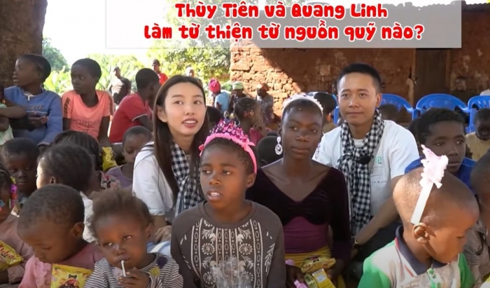 Choáng với số tiền HH Thùy Tiên tự bỏ ra để đi từ thiện ở châu Phi chỉ sau 6 tháng đăng quang