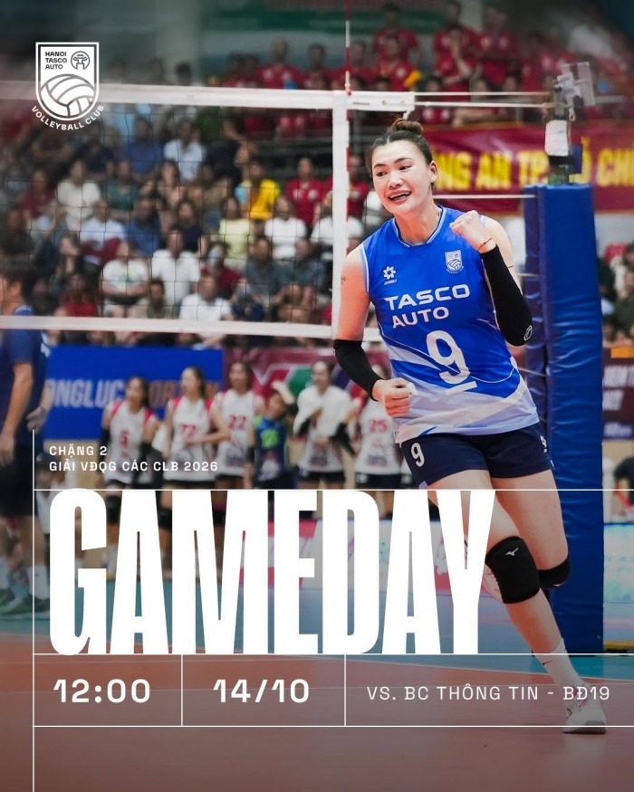 TRỰC TIẾP b&oacute;ng chuyền nữ H&agrave; Nội Tasco vs BCTT BĐ19 12h ng&agrave;y 14/10 - Link xem trực tiếp giải VĐQG