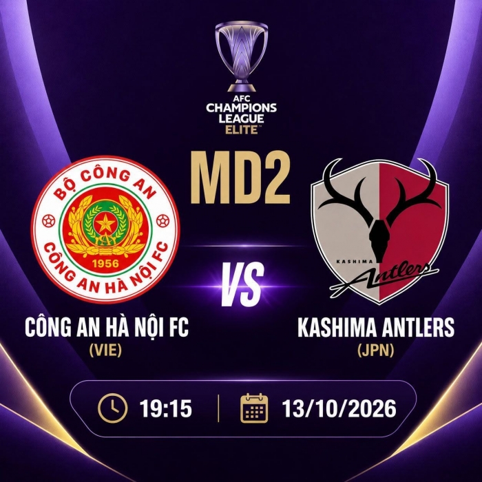 NHẬN ĐỊNH b&oacute;ng đ&aacute; CAHN vs Kashima Antlers 19h15 ng&agrave;y 13/10; Dự đo&aacute;n tỷ số AFC Champions League Elite