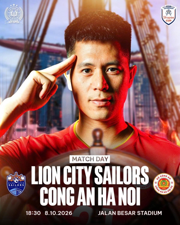 Xem TRỰC TIẾP b&oacute;ng đ&aacute; Lion City vs CAHN FC ở đ&acirc;u, k&ecirc;nh n&agrave;o? Link trực tiếp Shopee Cup h&ocirc;m nay 8/10