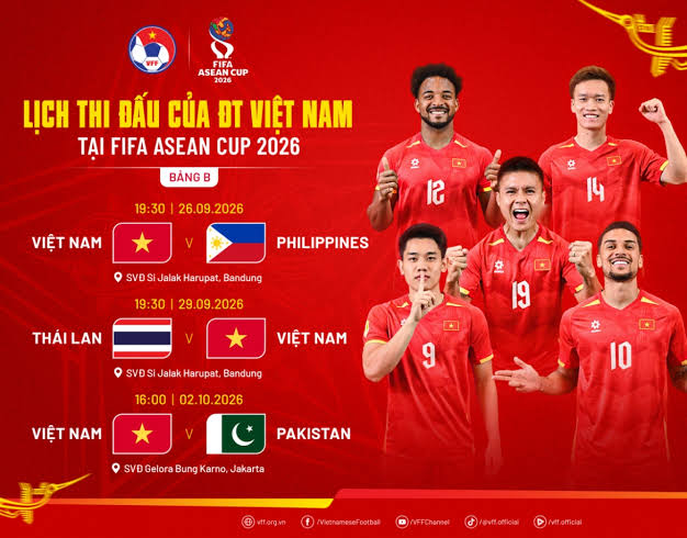 Nhận định b&oacute;ng đ&aacute; Việt Nam vs Th&aacute;i Lan 19h30 ng&agrave;y 29/9 - Dự đo&aacute;n tỷ số FIFA ASEAN Cup 2026 h&ocirc;m nay
