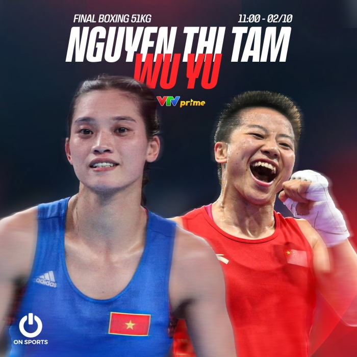TRỰC TIẾP Chung kết Boxing ASIAD 2026 h&ocirc;m nay 2/10 - VTV6 trực tiếp Nguyễn Thị T&acirc;m tranh HCV Boxing
