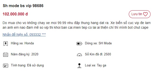 Chiếc Honda SH Mode có giá không tưởng khiến SH 150i ‘giật mình’, khách Việt ngỡ ngàng vì điều này! ảnh 1