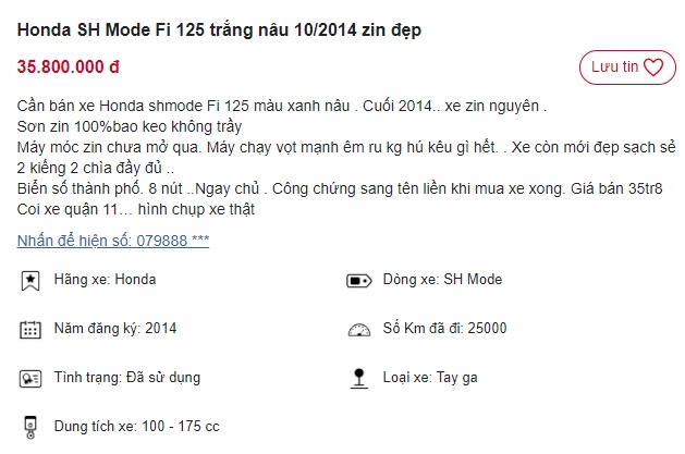 Chiếc Honda SH Mode giá chỉ 35 triệu rẻ hơn Honda Air Blade 10 triệu ‘gây bão’ với chi tiết bất ngờ ảnh 1