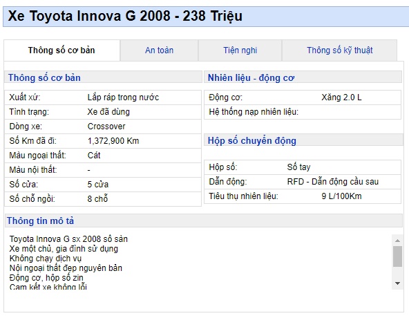 Mê mẩn chiếc Toyota Innova giá chỉ còn hơn 200 triệu, rẻ hơn Kia Morning mới 2021 tận 150 triệu ảnh 1