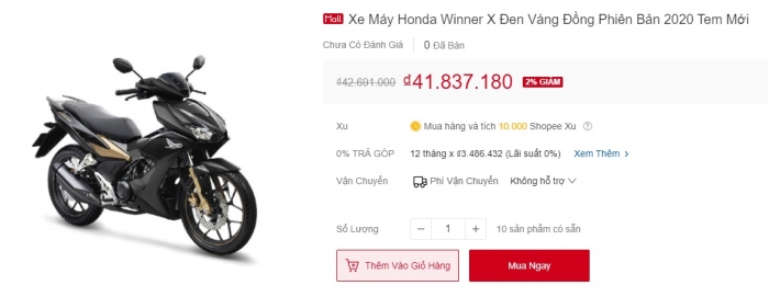 Giá xe Honda Winner X 2020 giảm kịch sàn: Rẻ ngang Honda Lead, trang bị so kè Yamaha Exciter 155 VVA ảnh 1