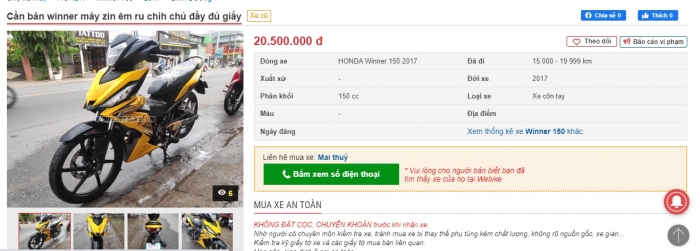 Chiếc Honda Winner X chỉ còn 20 triệu, rẻ hơn Yamaha Exciter 155 VVA tận 18 triệu, cơ hội mua xe hời ảnh 1