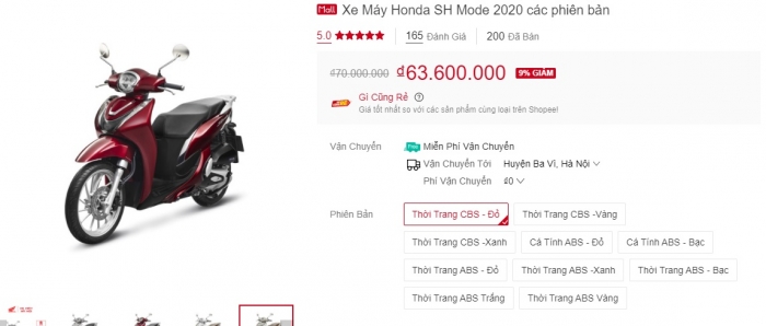 Honda SH Mode 2021 hạ giá sập sàn sau Honda Vision, thời điểm 'quất' xe ngon cho khách Việt đã tới ảnh 2