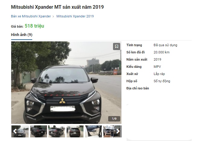 Chiếc Mitsubishi Xpander chỉ còn 518 triệu quyết ‘đe nẹt’ Toyota Innova, cơ hội vàng mua xe giá rẻ ảnh 1