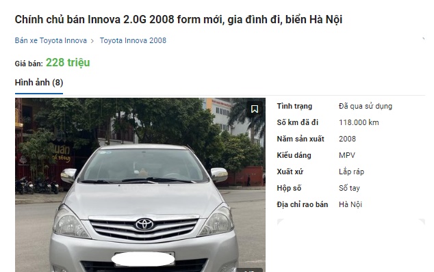 Chiếc Toyota Innova chỉ còn 220 triệu khiến Mitsubishi Xpander ‘ngất lịm’, cơ hội vàng mua xe giá rẻ ảnh 1