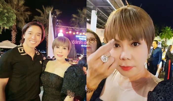 Việt Hương chơi lớn đeo nhẫn 6 tỷ 'đọ sức hot' cùng em gái tỷ phú của Cẩm Ly tại sự kiện ảnh 3