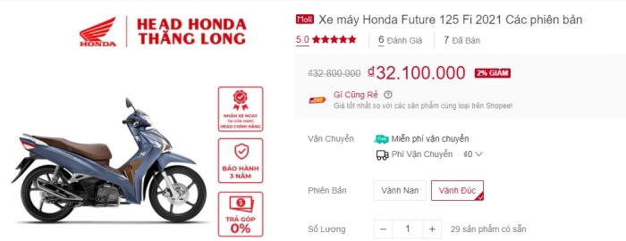 Nối gót Honda Air Blade, Wave Future hạ giá sập sàn, rẻ nhất chỉ từ 30 triệu so kè Yamaha Jupiter ảnh 3