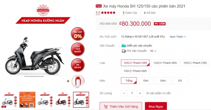 'Tim đập bịch bịch' trước giá xe Honda SH 150i 2021 tại đại lý giảm cực sâu: Khách Việt chốt ngay! ảnh 2