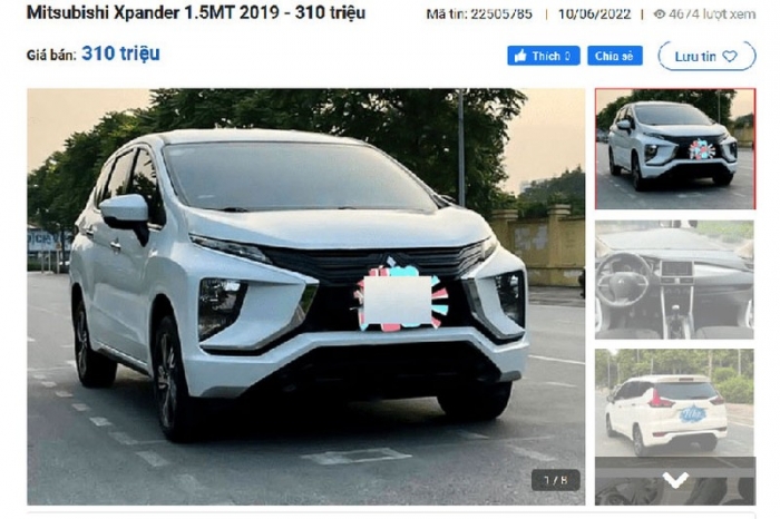 'Nóng hôi hổi' trước chiếc Mitsubishi Xpander rao bán giá 310 triệu, rẻ hơn cả Kia Morning mới 2022 ảnh 1