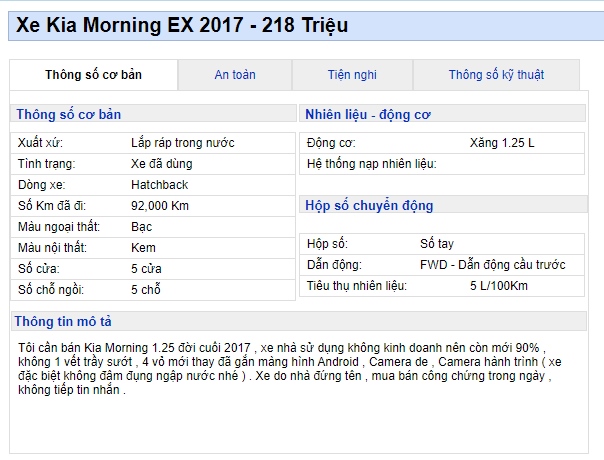 Soi chiếc Kia Morning đang rao bán giá chỉ 218 triệu, rẻ bằng 2 chiếc Honda SH 150i 2021 mới ảnh 1