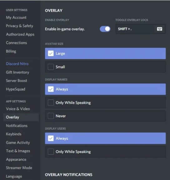 Cách sử dụng Discord Overlay khi đang chơi game