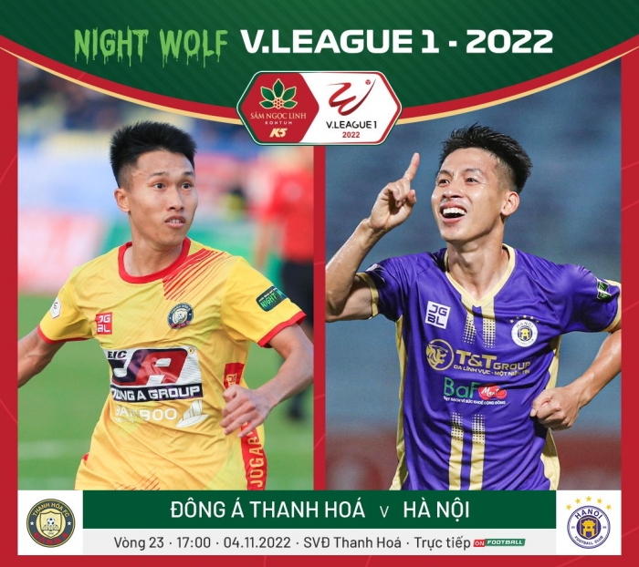 Xem trực tiếp bóng đá Thanh Hóa vs Hà Nội ở đâu, kênh nào? - V.League 2022