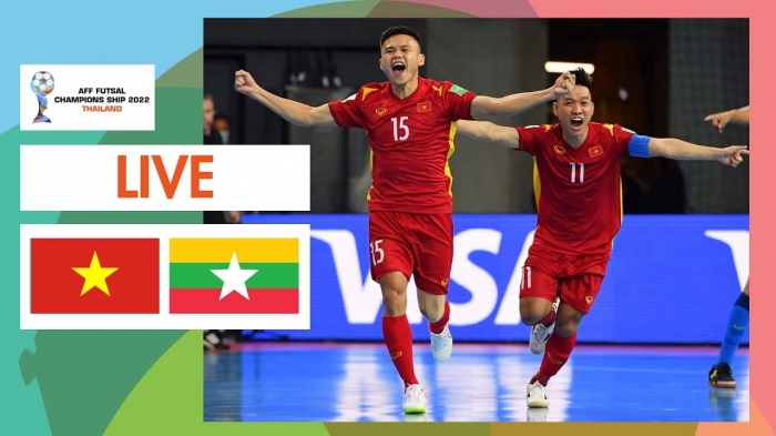 Trực tiếp Futsal Việt Nam vs Myanmar 14h30 ngày 10/4: Link xem trực tiếp ĐT Việt Nam Futsal AFF Cup