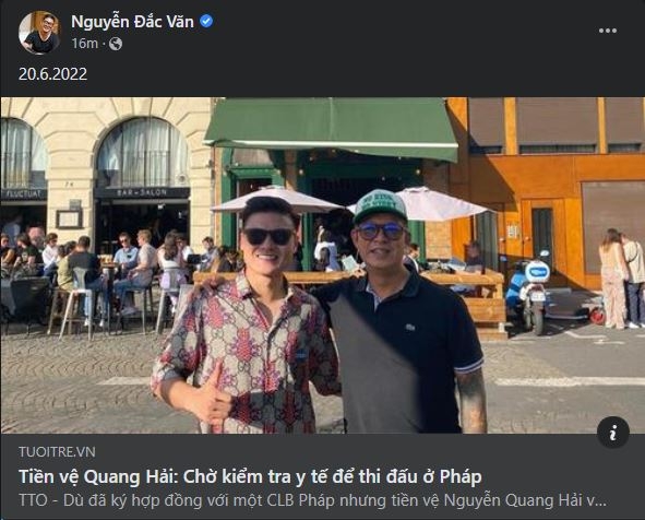 Bóng đá Việt Nam 20/6: Quang Hải từ chối 'đặc quyền' ở Pháp; HLV Park nhận hung tin từ Đoàn Văn Hậu