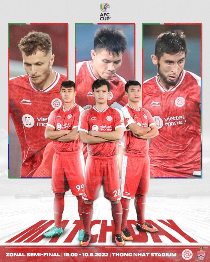 Trực tiếp bóng đá Viettel vs Kuala Lumpur, bán kết AFC Cup 2022: Link xem trực tiếp C2 châu Á FullHD