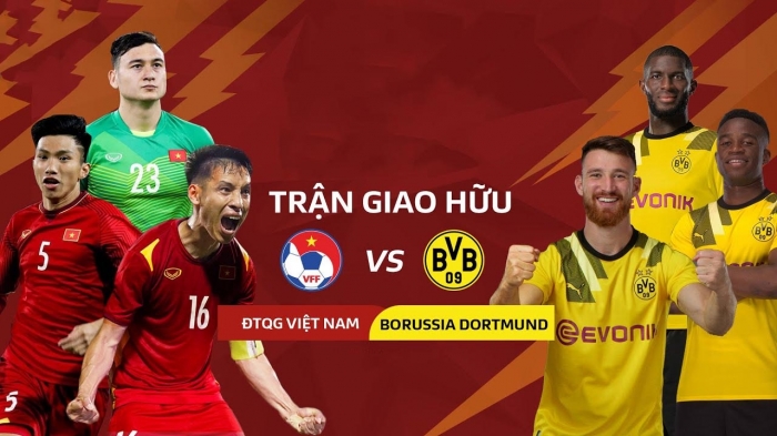 VFF công bố giá vé trận giao hữu giữa ĐT Việt Nam vs Borussia Dortmund