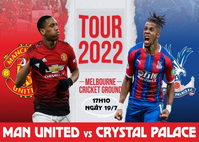 Trực tiếp bóng đá MU vs Crystal Palace, giao hữu hè 2022: Link xem trực tiếp MU vs Palace Full HD