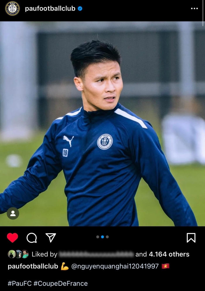 Ghi điểm với HLV Tholot, Quang Hải sáng cửa trở lại đá chính tại Pau FC