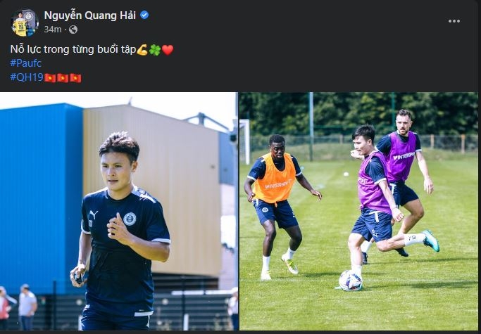 Gây ấn tượng mạnh sau 2 buổi tập, Quang Hải tiết lộ tình hình hiện tại ở Pau FC khiến NHM bất ngờ