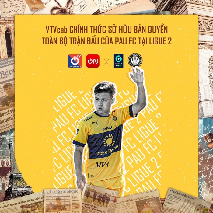 Quang Hải giúp Pau FC 'thắng lớn', Ligue 2 chạm cột mốc chưa từng có nhờ ngôi sao số 1 ĐT Việt Nam